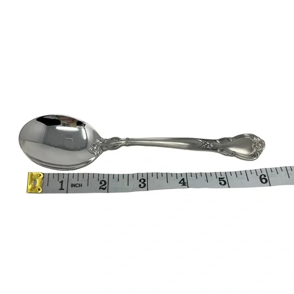 Gorham Chantilly Sterling Silver Cream Soup Spoon - Picture 2 of 4
